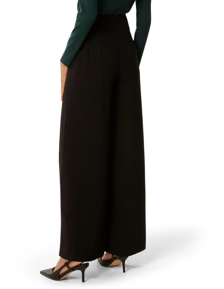 Nina Wide Leg Pants in Black image 2