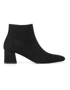Hailey Mid Block Boots in Black