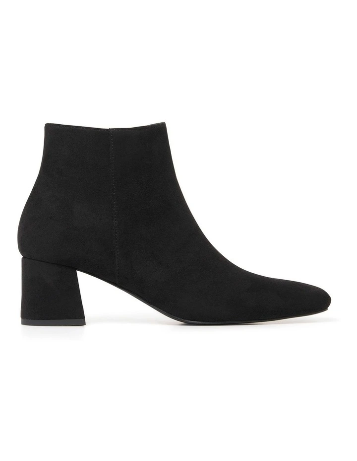 Hailey Mid Block Boots in Black image 1