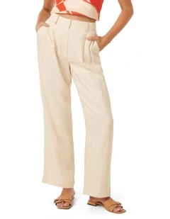 Demi Linen Pants in Cream