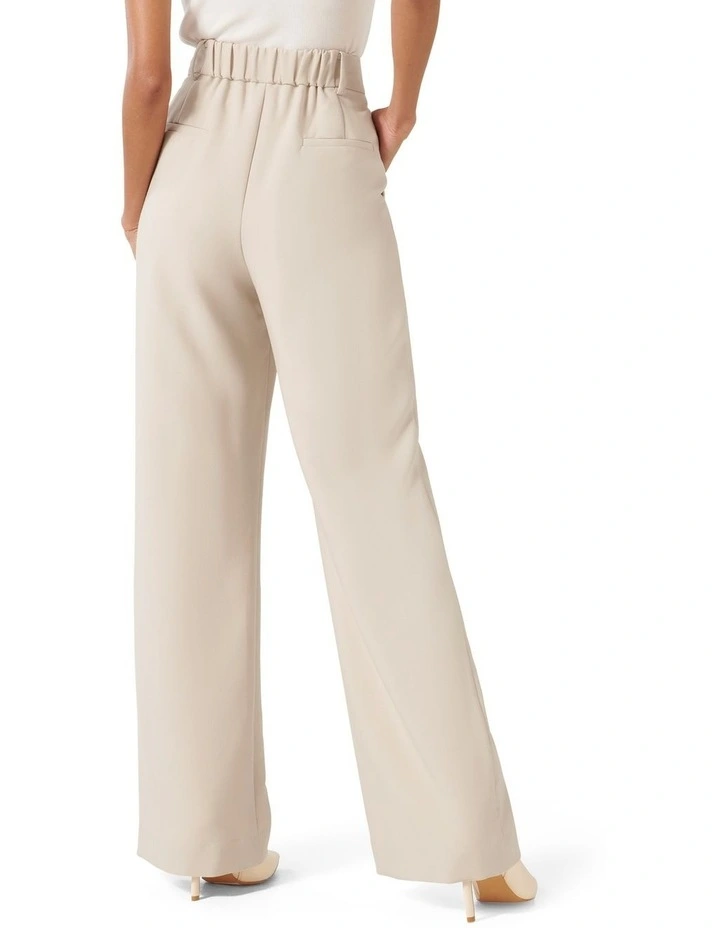 Tessa Straight Leg Pants in Cream image 2