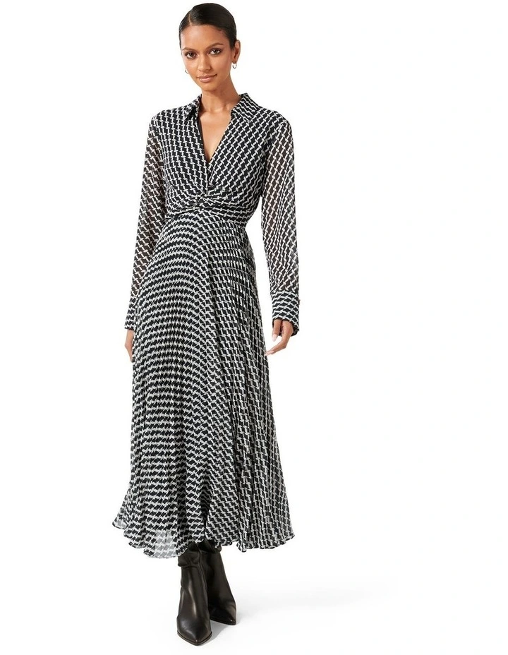 Forever New Bailey Twist Front Dress in Navy MYER