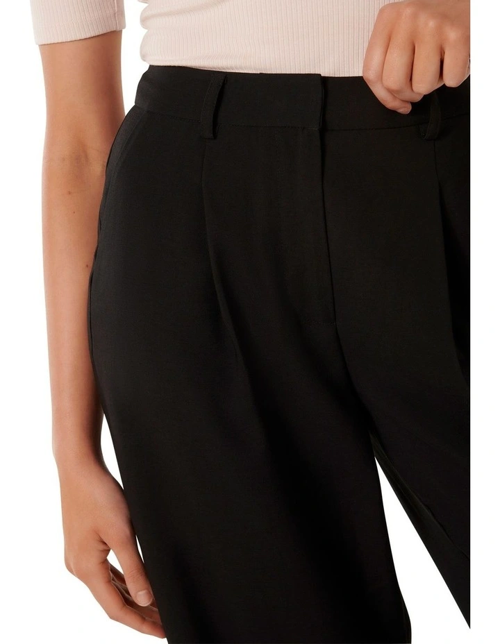 Marabella Bamboo Wide Leg Pants in Black image 4