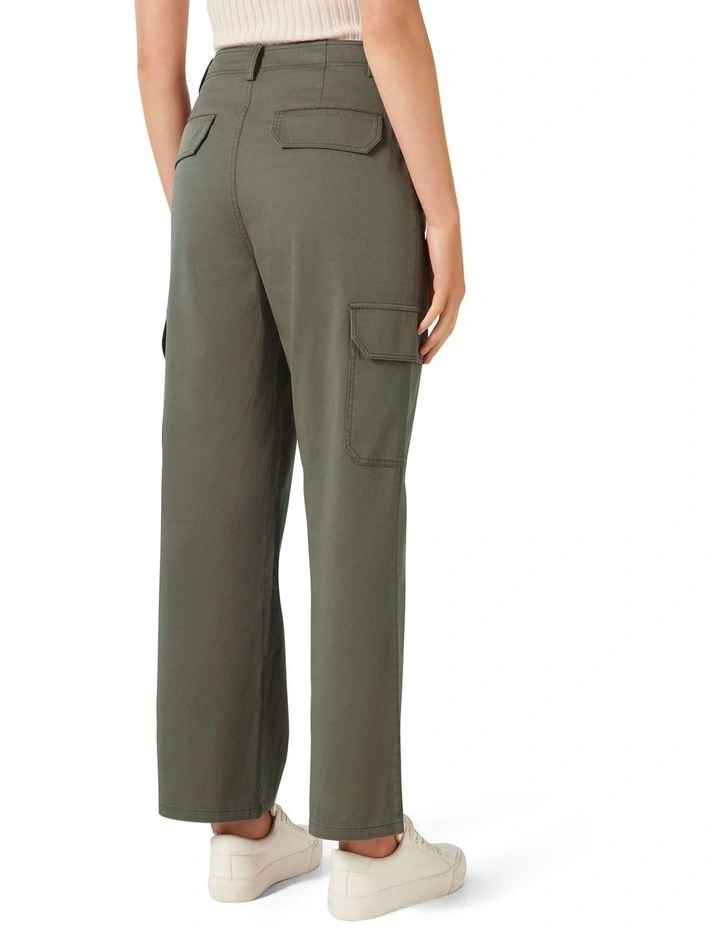 Lenny Cargo Pants in Khaki image 2