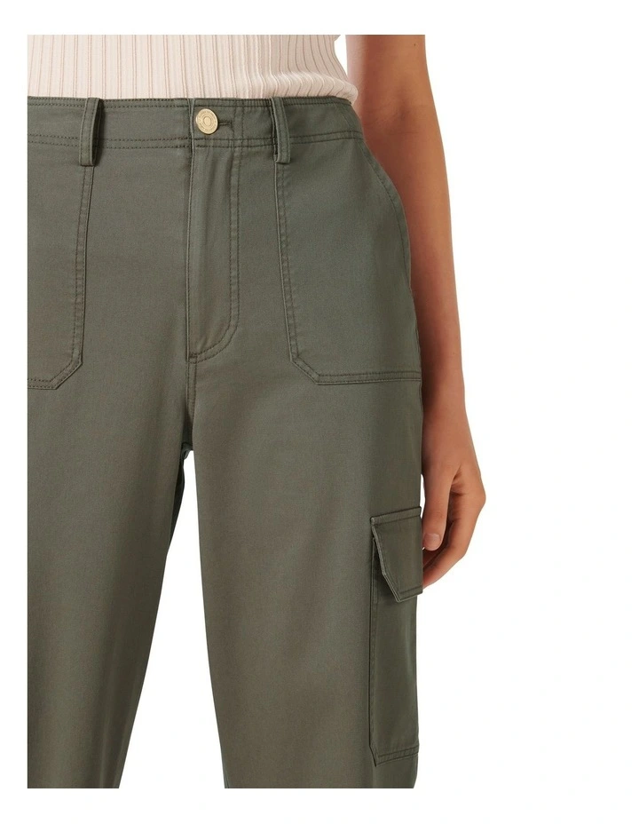 Lenny Cargo Pants in Khaki image 4