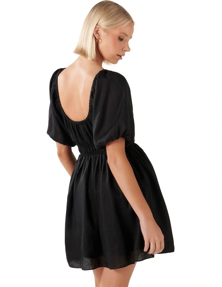 ワンピース andmary Mary logo flare mini dress black Forever New Mary-Jane Off Shoulder Mini Dress in Black | MYER