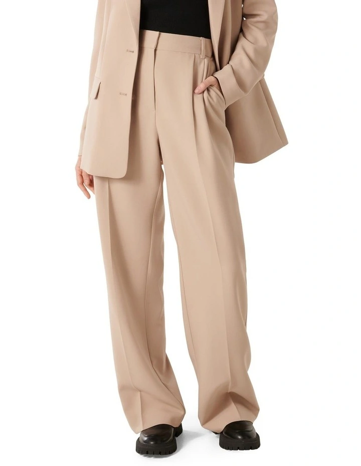 Tessa Straight Leg Pants in Desert Taupe image 1