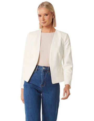 12+ Green Cropped Blazer