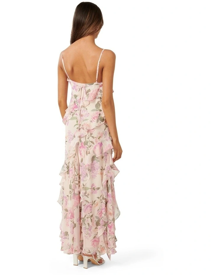 Poppy Ruffle Gown in Purple image 2