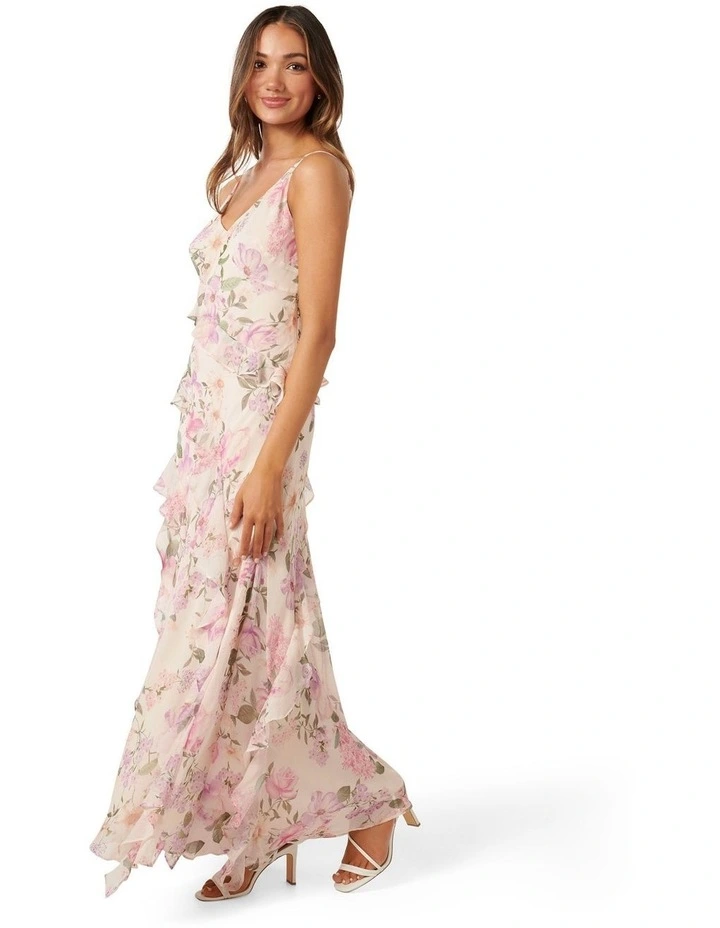Poppy Ruffle Gown in Purple image 3