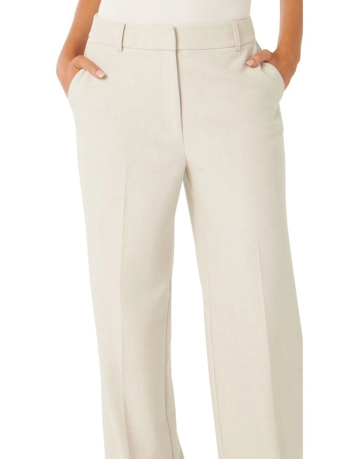 Ava Straight Leg Pants in Cream image 4