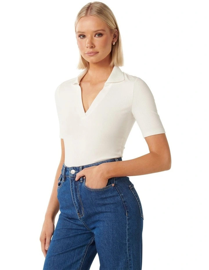 Short Sleeve Polo Top