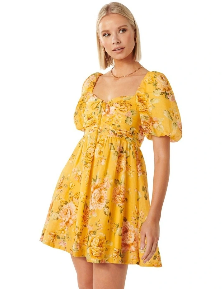 Pheobe Dress - Yellow