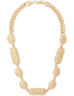 Signature Brielle Textured Necklace in Gold