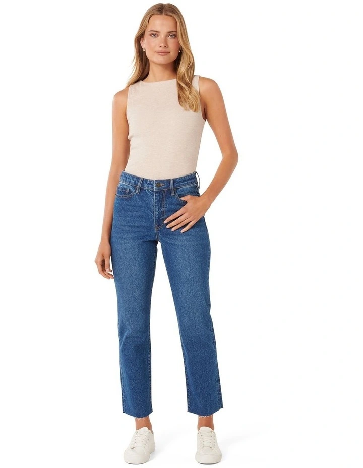 Alyssa Hourglass Slim Jeans in Blue image 5