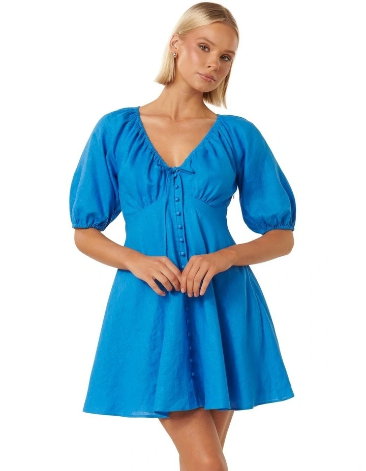 white christmas dresses Keep Loving Me Denim Mini Dress main image 0