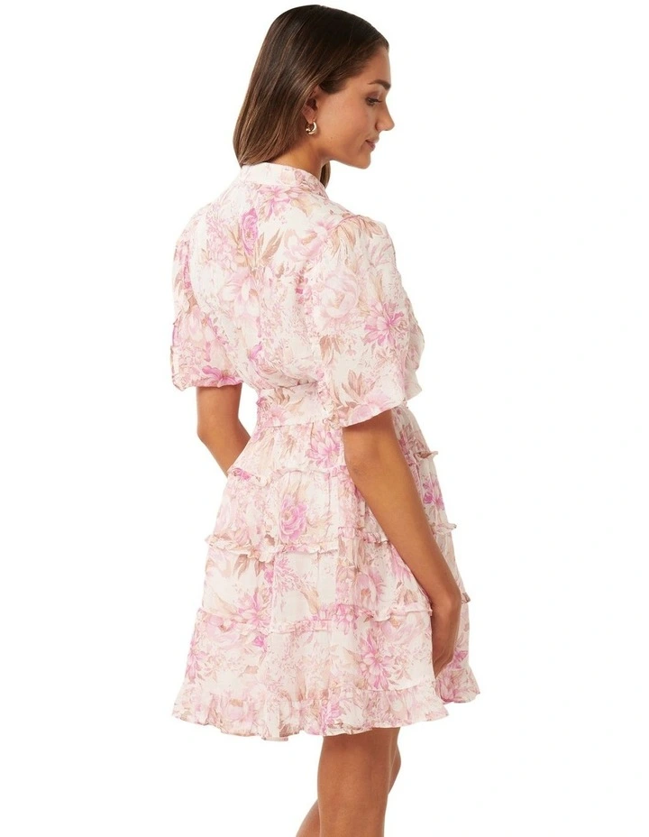 Josie Mini Dress in Pink image 2