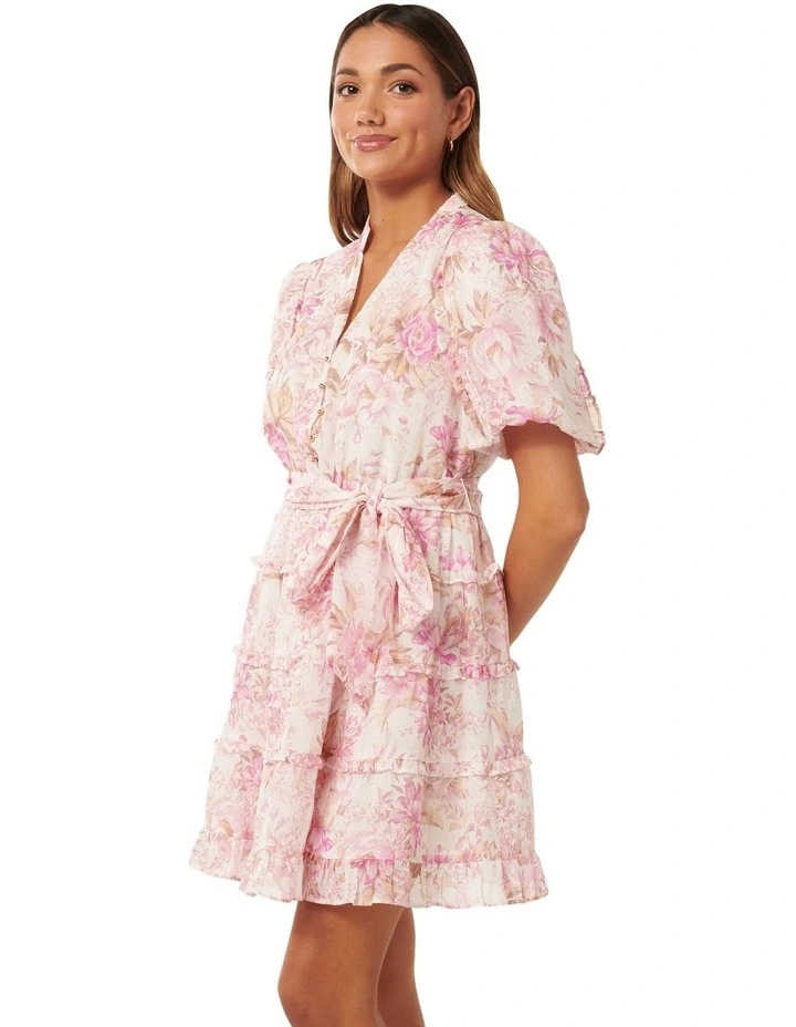 Josie Mini Dress in Pink image 3