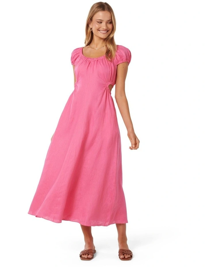 strapless open back dress The Johnstons