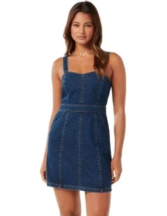 Melanie Mini Dress in Blue