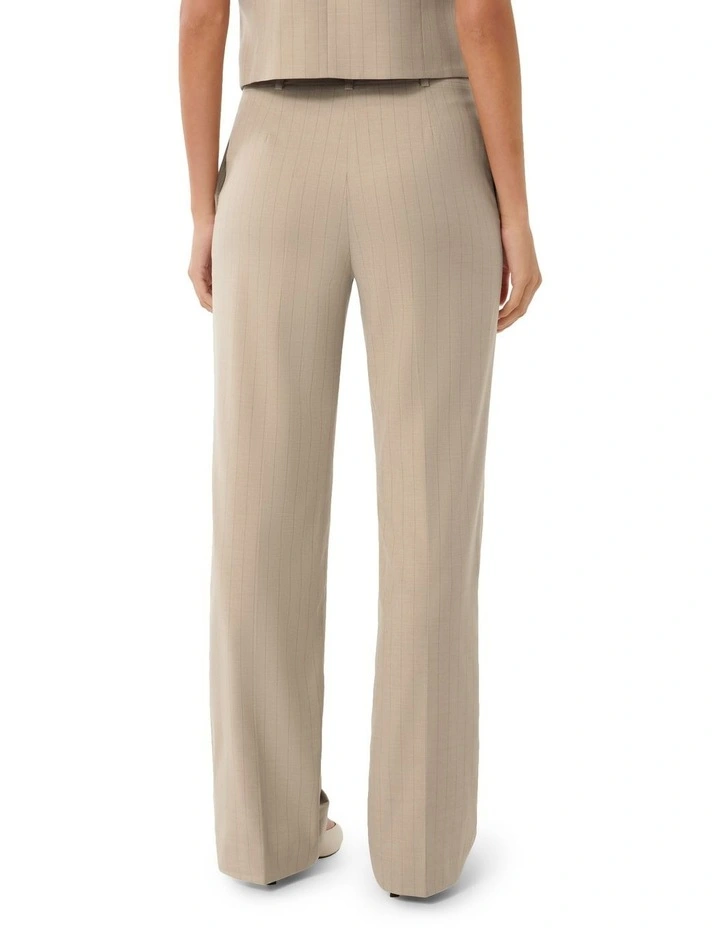 Emmie Straight Leg Pants in Beige image 2
