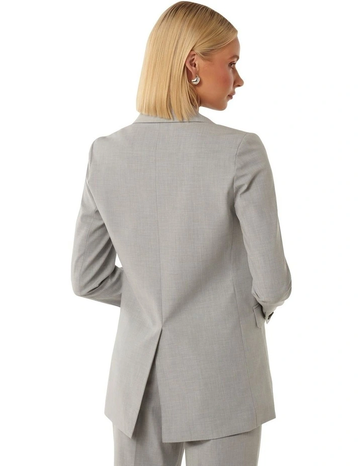 Yasmin Oversized Blazer in Grey image 2
