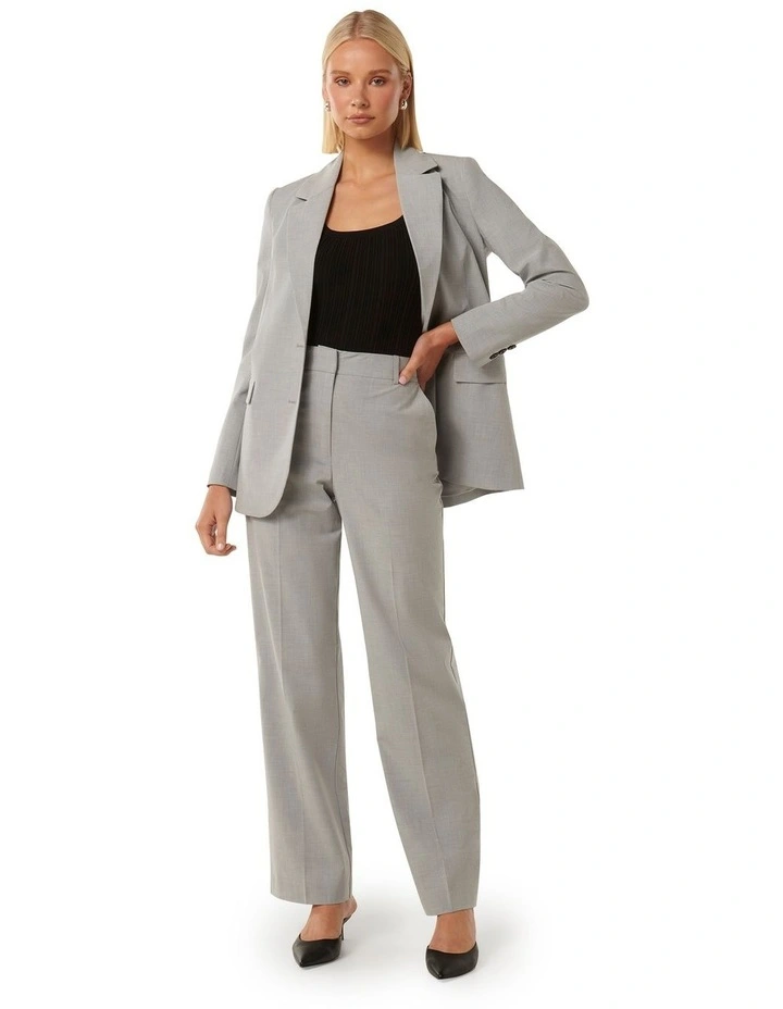 Yasmin Oversized Blazer in Grey image 5