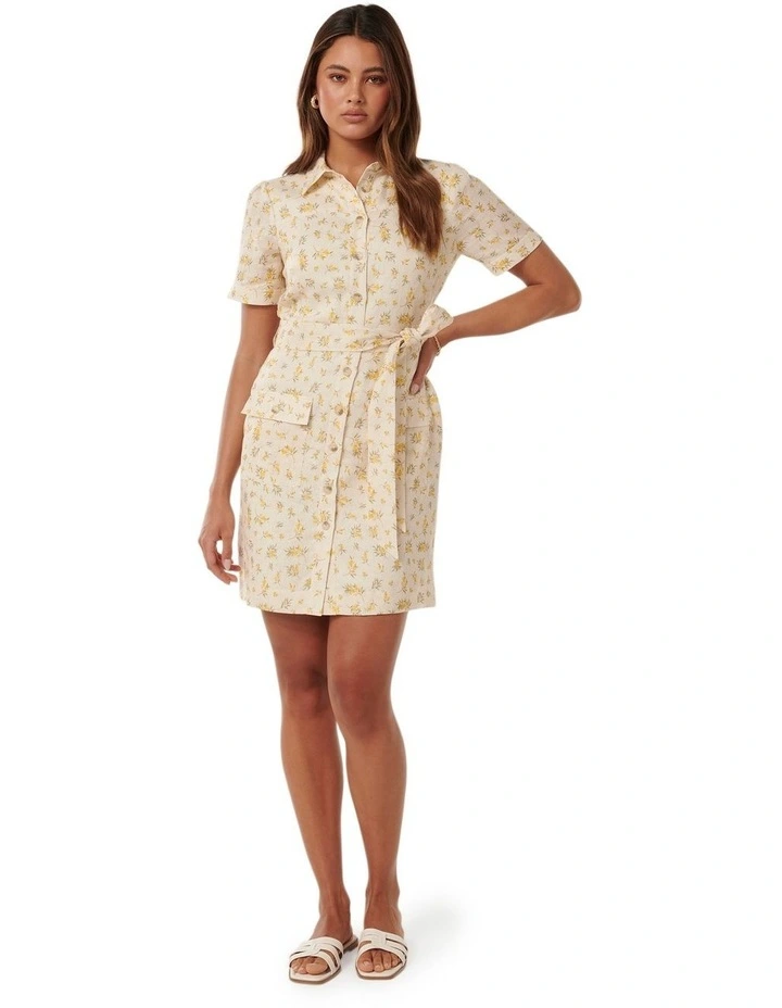 Fallyn Utility Mini Dress in Multi image 5