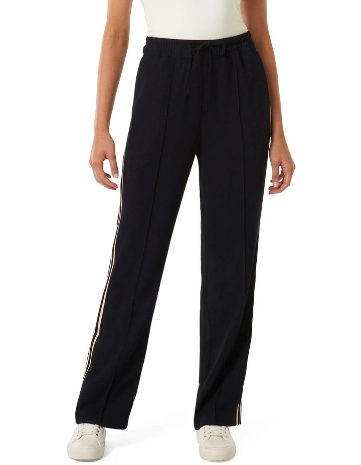Izzy Stripe Pants in Navy image 1