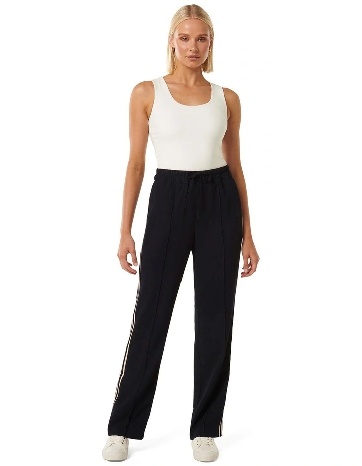 Izzy Stripe Pants in Navy image 5