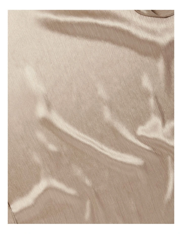 Cora Crinkle Satin Scarf in Rose image 2