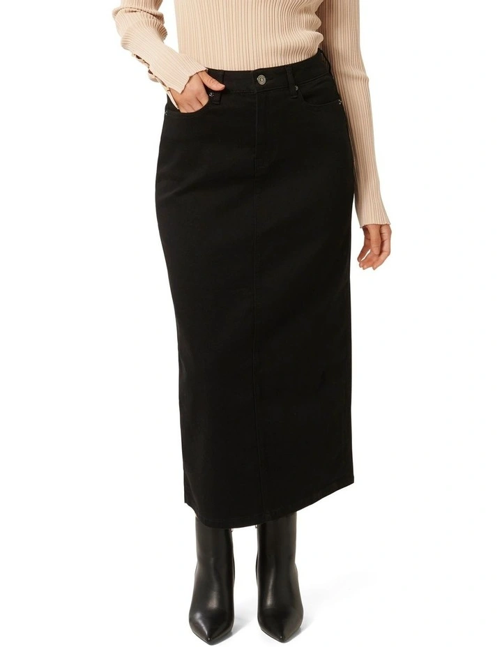 Natalie Maxi Skirts in Black image 1
