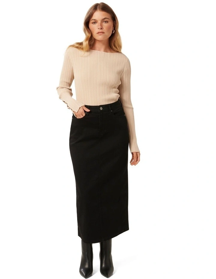 Natalie Maxi Skirts in Black image 5