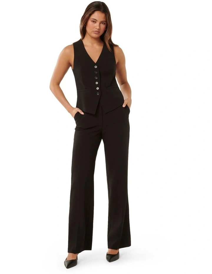Ava Straight Leg Pants in Black image 5