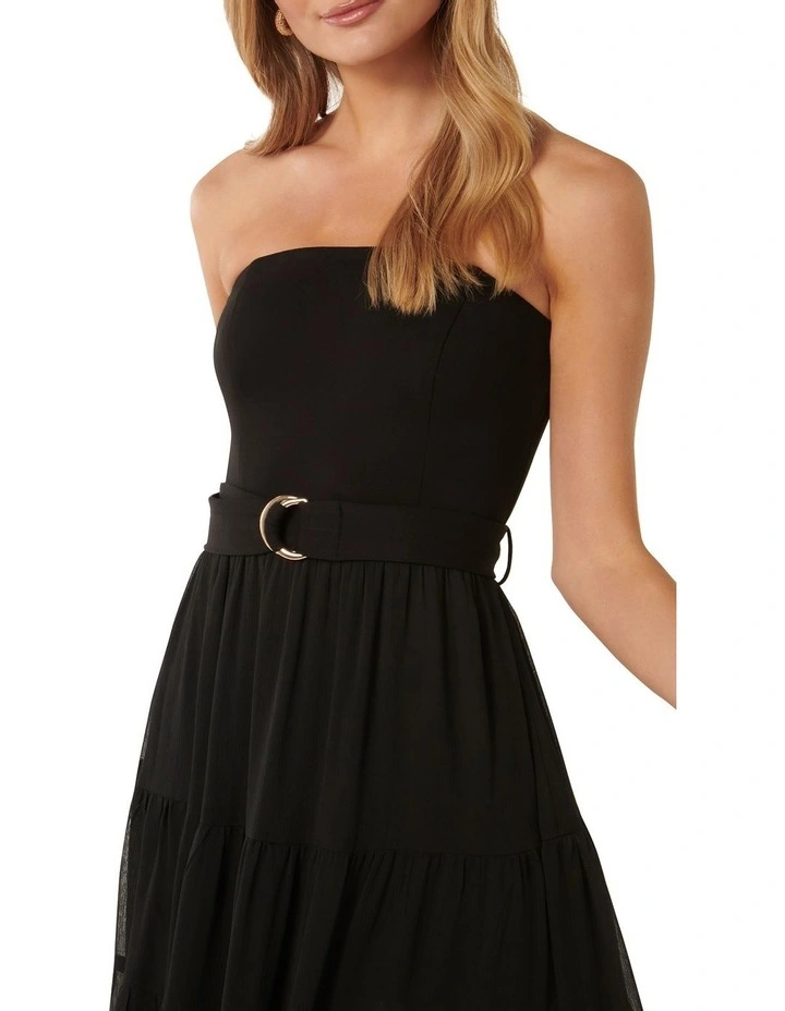 Jamie Sheer Strapless Dress in Black image 4