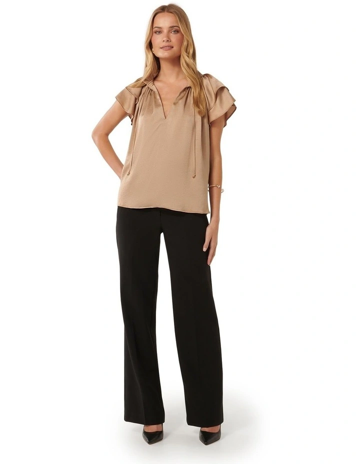 Marni Micropleat Blouse in Brown image 5