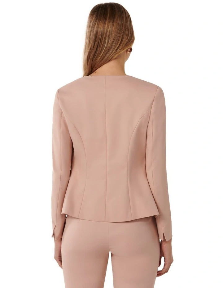 Alyssa Fitted Blazer in Pink image 2