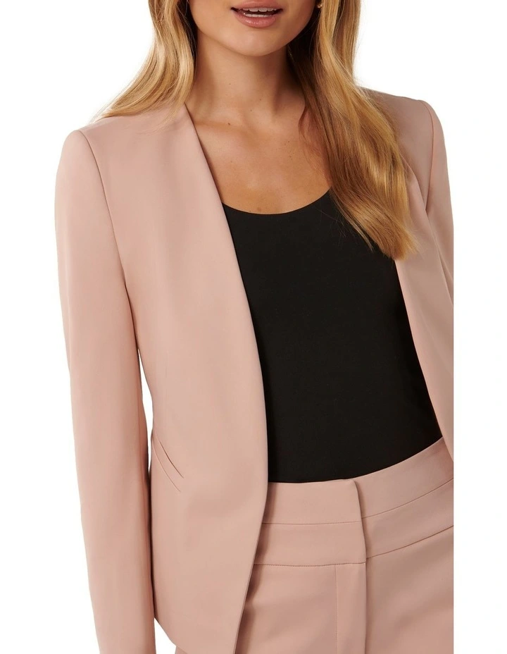 Alyssa Fitted Blazer in Pink image 4