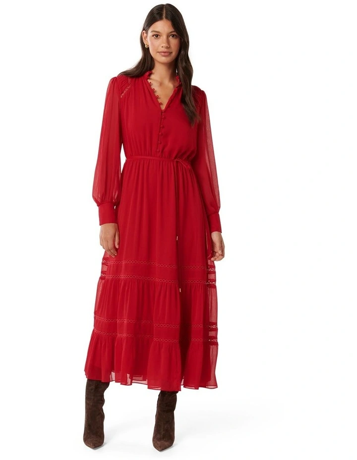 Bethany | Mid-Length Suede Dress