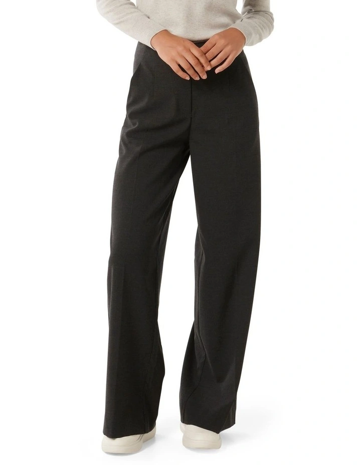 Freya Wide Leg Pants in Black image 1