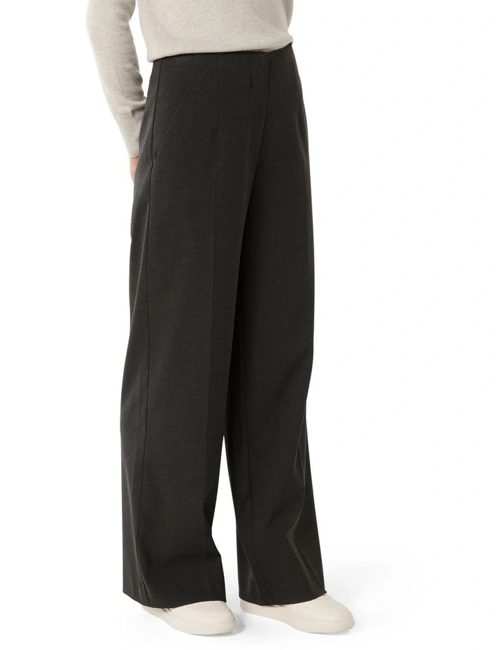 Freya Wide Leg Pants in Black image 3