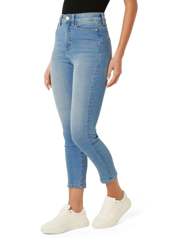 Bella Skinny Jeans in Blue image 3