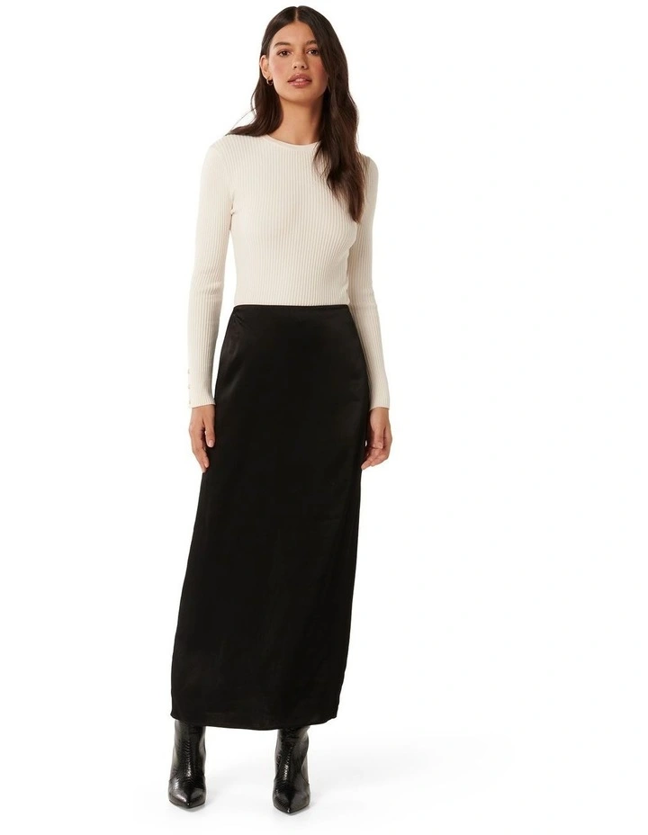 Della Rib Knit Jumpers in White image 5