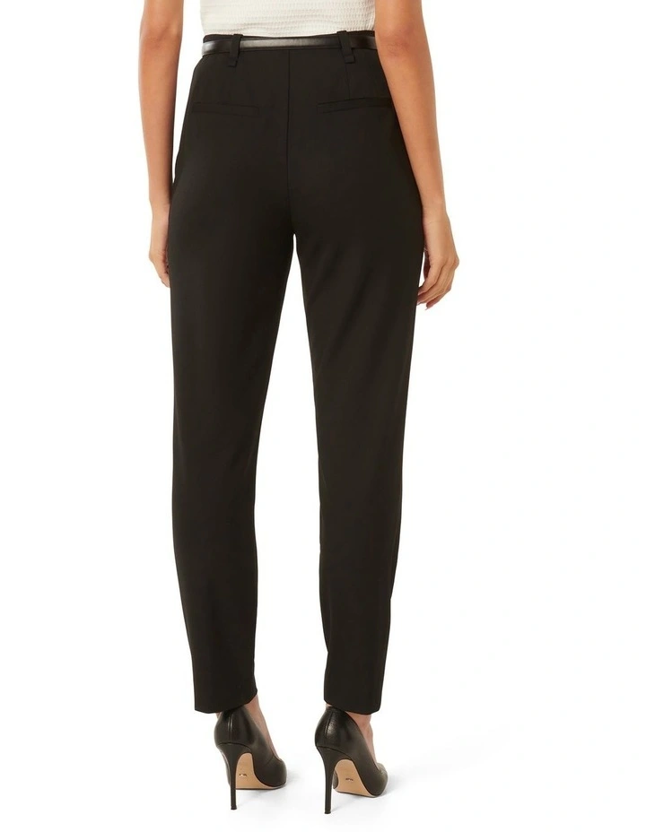 Terry Tapered Pants in Black image 2
