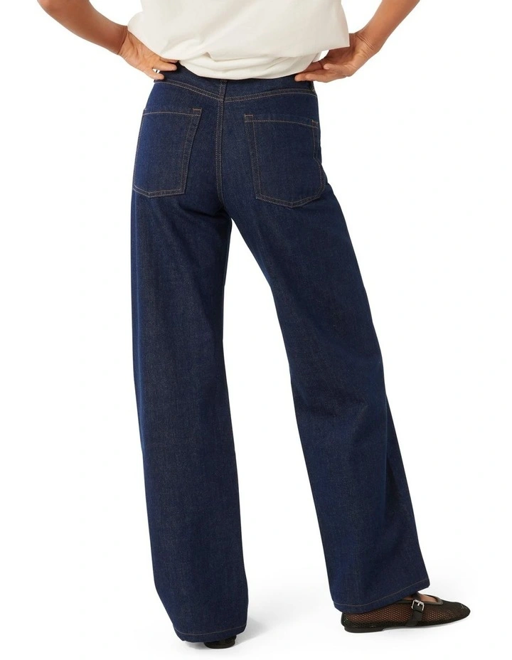 Sky Straight Leg Jeans in Blue image 2