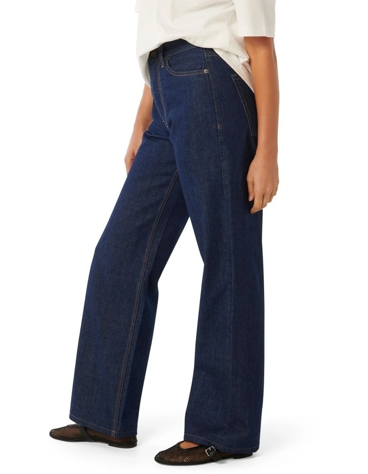 Sky Straight Leg Jeans in Blue image 3