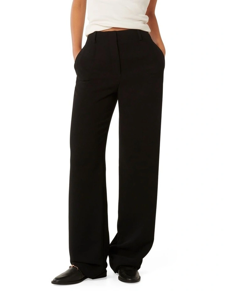 Emmie Tall Straight Leg Pants in Black image 1