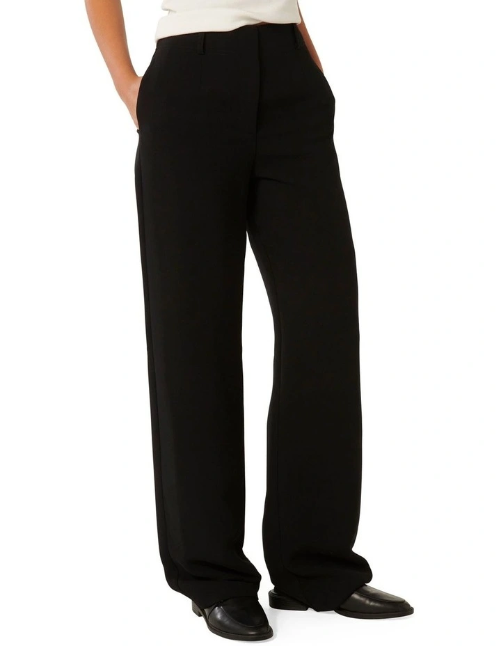 Emmie Tall Straight Leg Pants in Black image 3