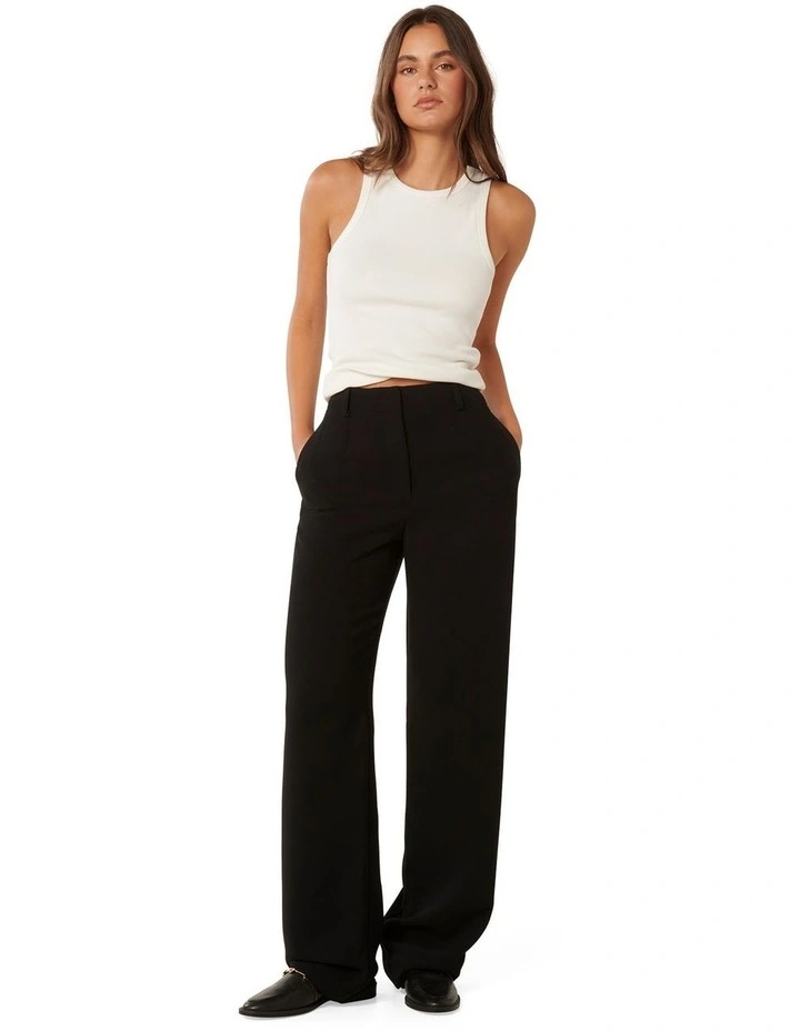 Emmie Tall Straight Leg Pants in Black image 5