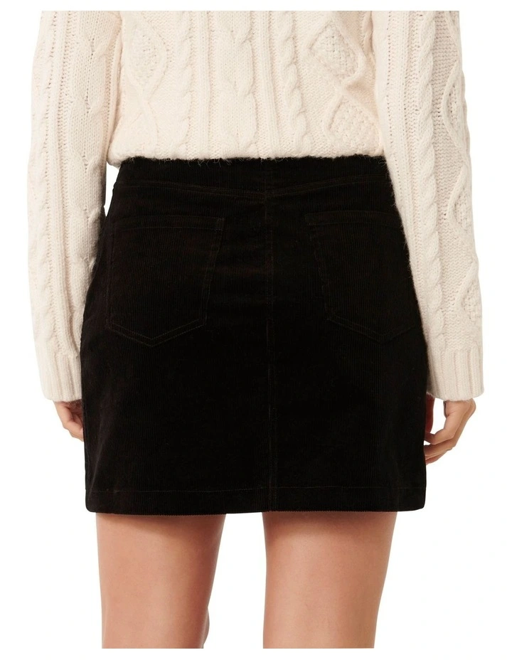 Mini Skirt in Black image 2